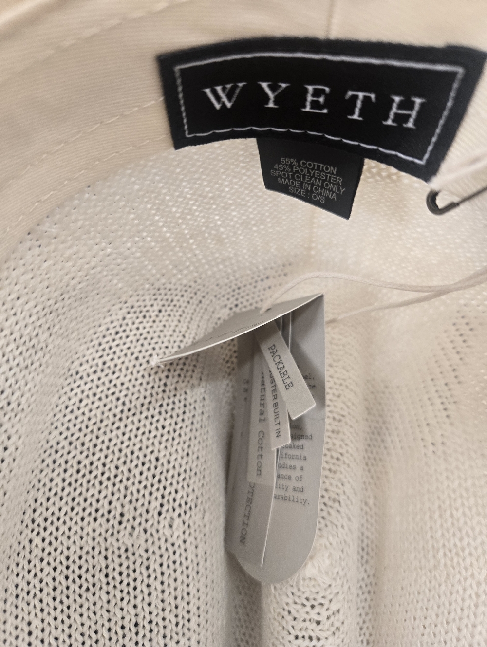 New With Tag Wyeth Nub Cowboy Hat One Size NWT - Picture 7 of 7